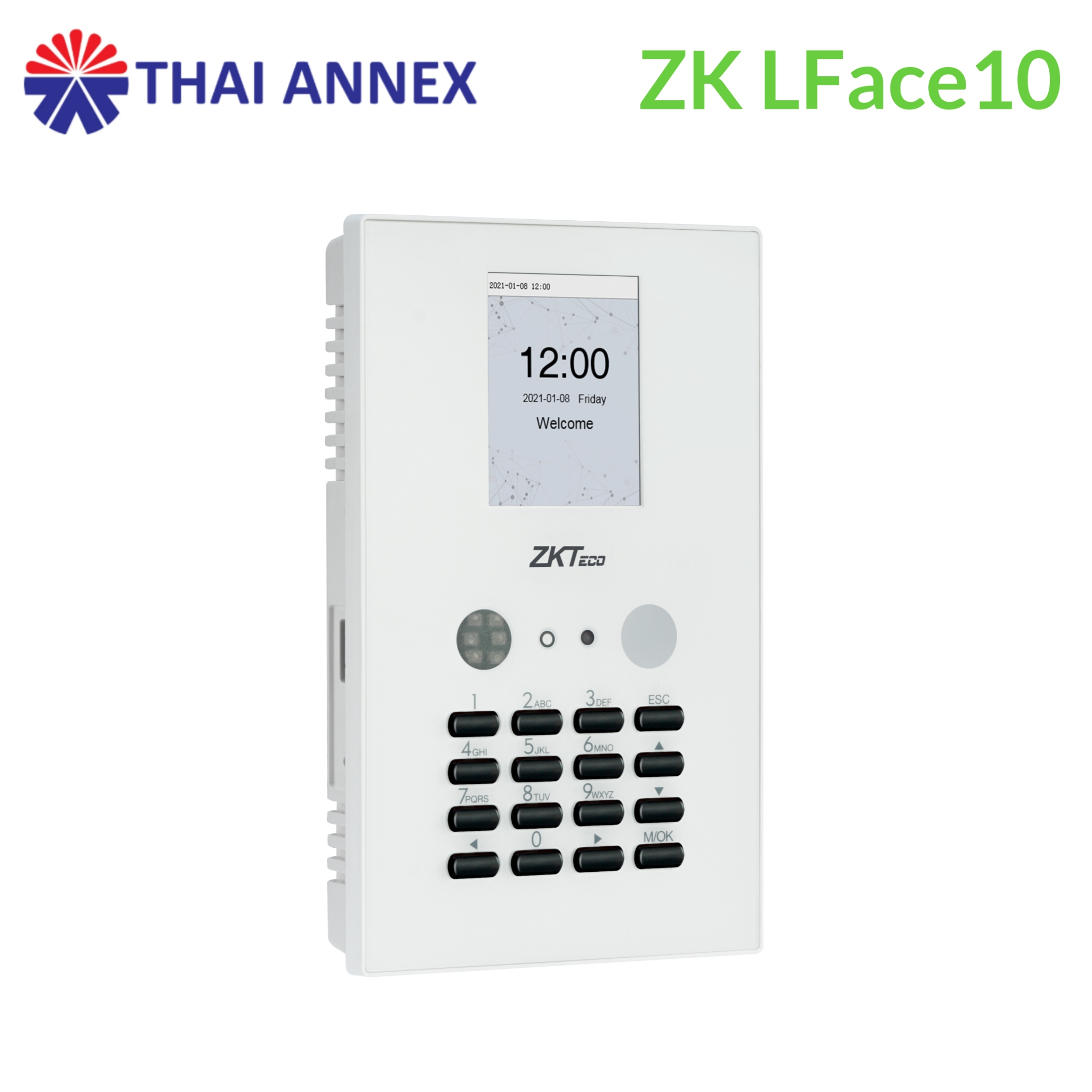 เครื่องสแกนใบหน้า ZK LFace 10 เครื่องสแกนใบหน้า ZK LFace 10