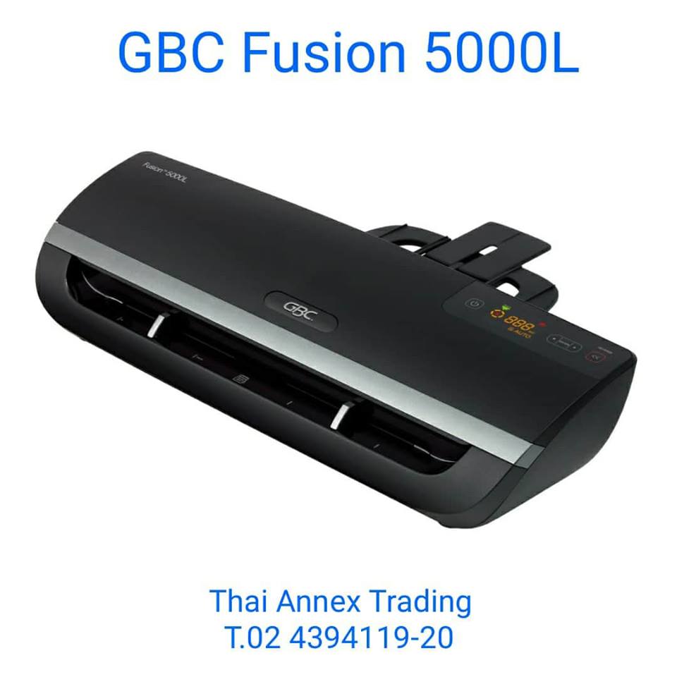 เครื่องเคลือบเอกสาร GBC Fusion 5000L (A3 4ลูกกลิ้ง) เครื่องเคลือบเอกสาร GBC Fusion 5000L (A3 4ลูกกลิ้ง)