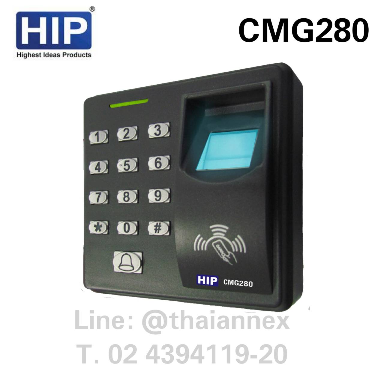 เครื่องสแกนลายนิ้วมือ HIP CMG280 (Access Control) เครื่องสแกนลายนิ้วมือ HIP CMG280 (Access Control)