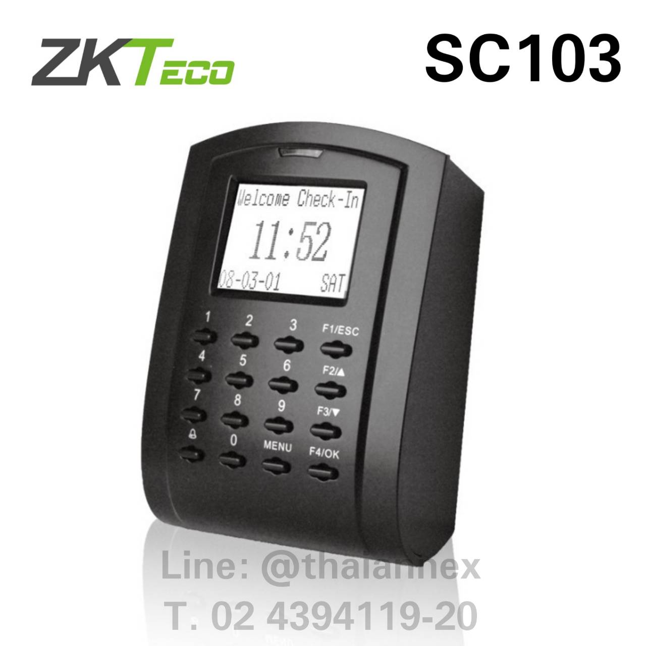 เครื่องทาบบัตร ZK SC103 (Access Control) เครื่องทาบบัตร ZK SC103 (Access Control)