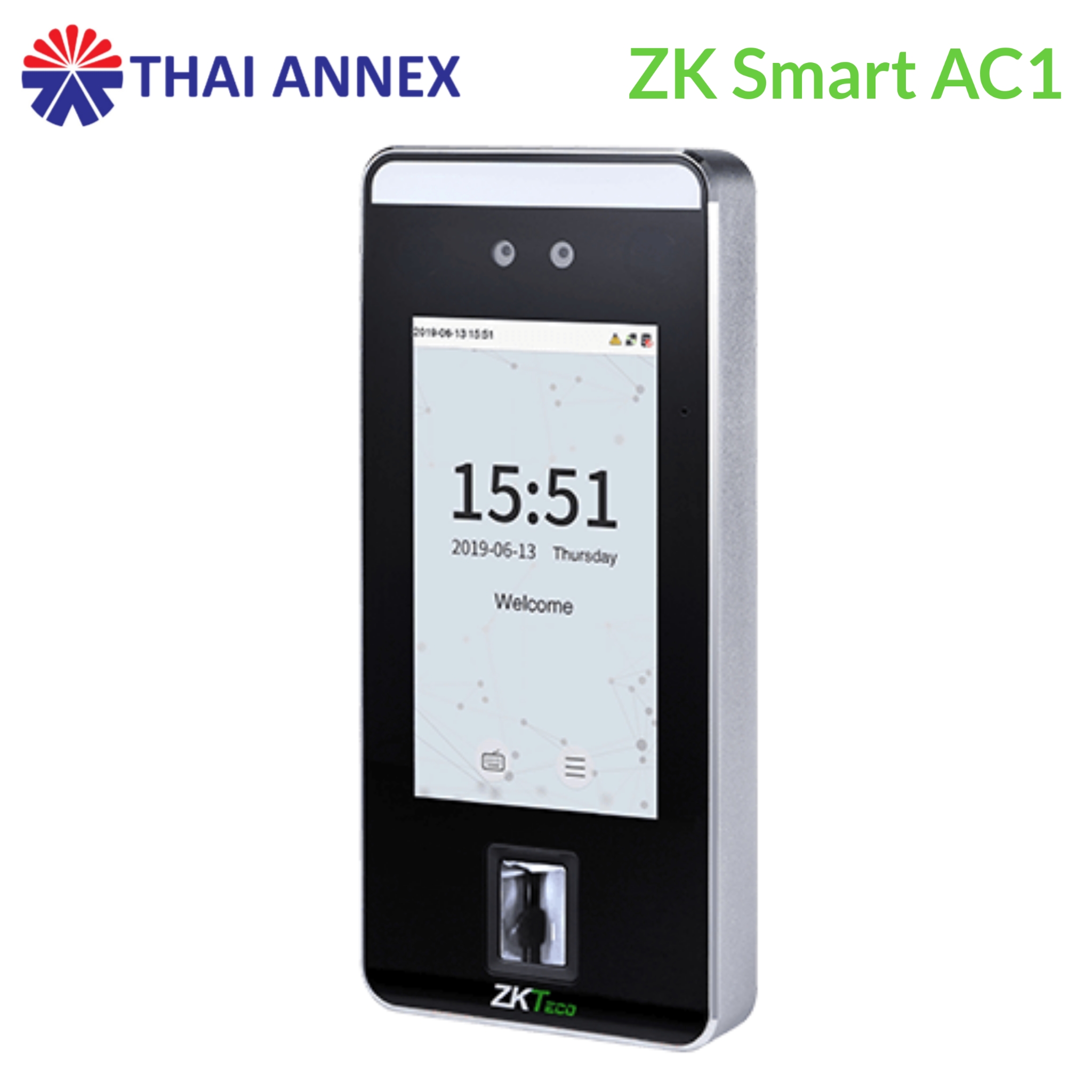 เครื่องสแกนใบหน้า ZK Smart AC1 (Access Control)