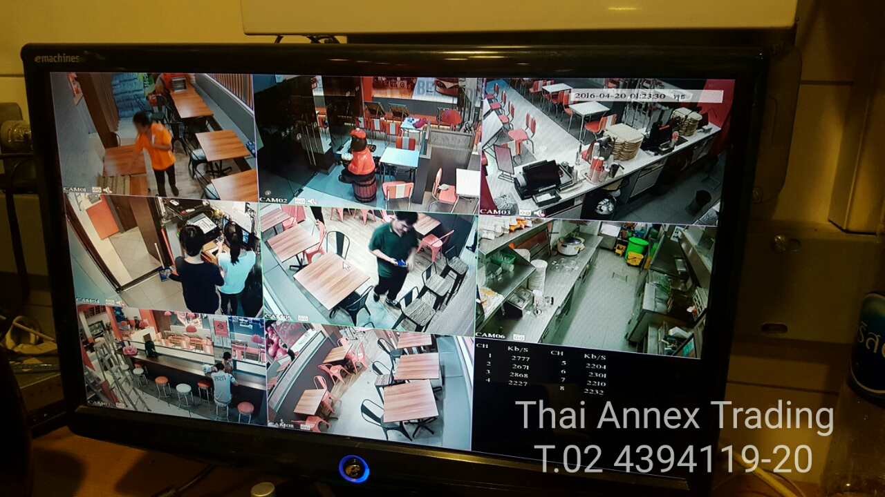 ติดตั้ง กล้องวงจรปิด CCTV ความละเอียด 1.3 MP AHD