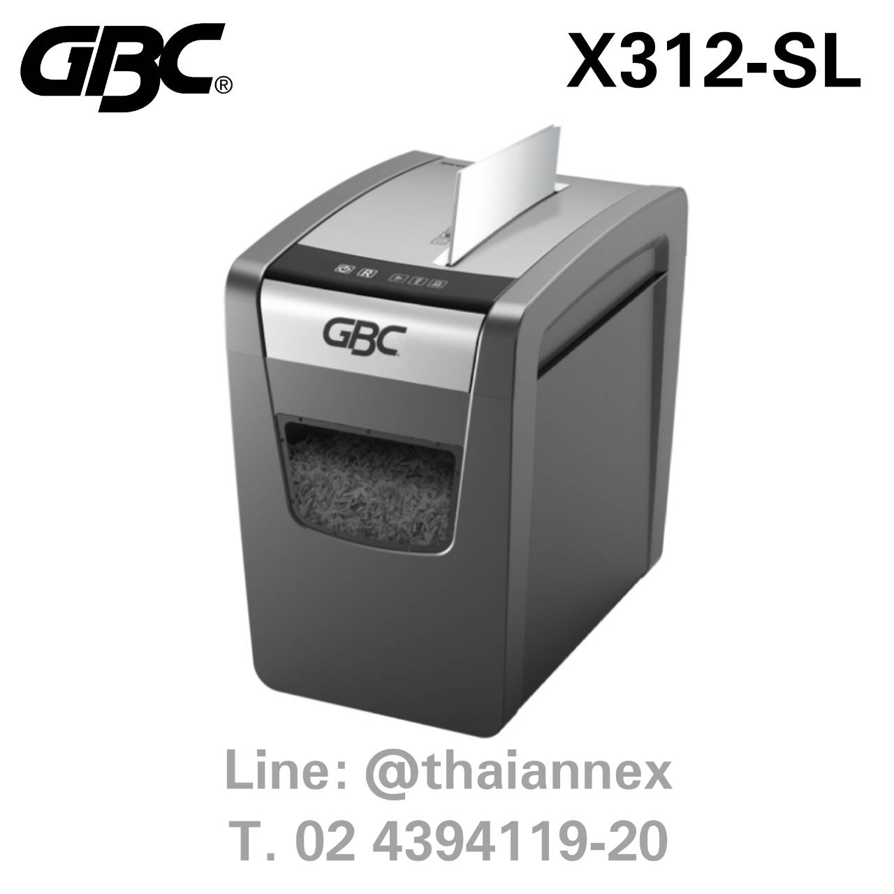 เครื่องทำลายเอกสาร GBC X312-SL