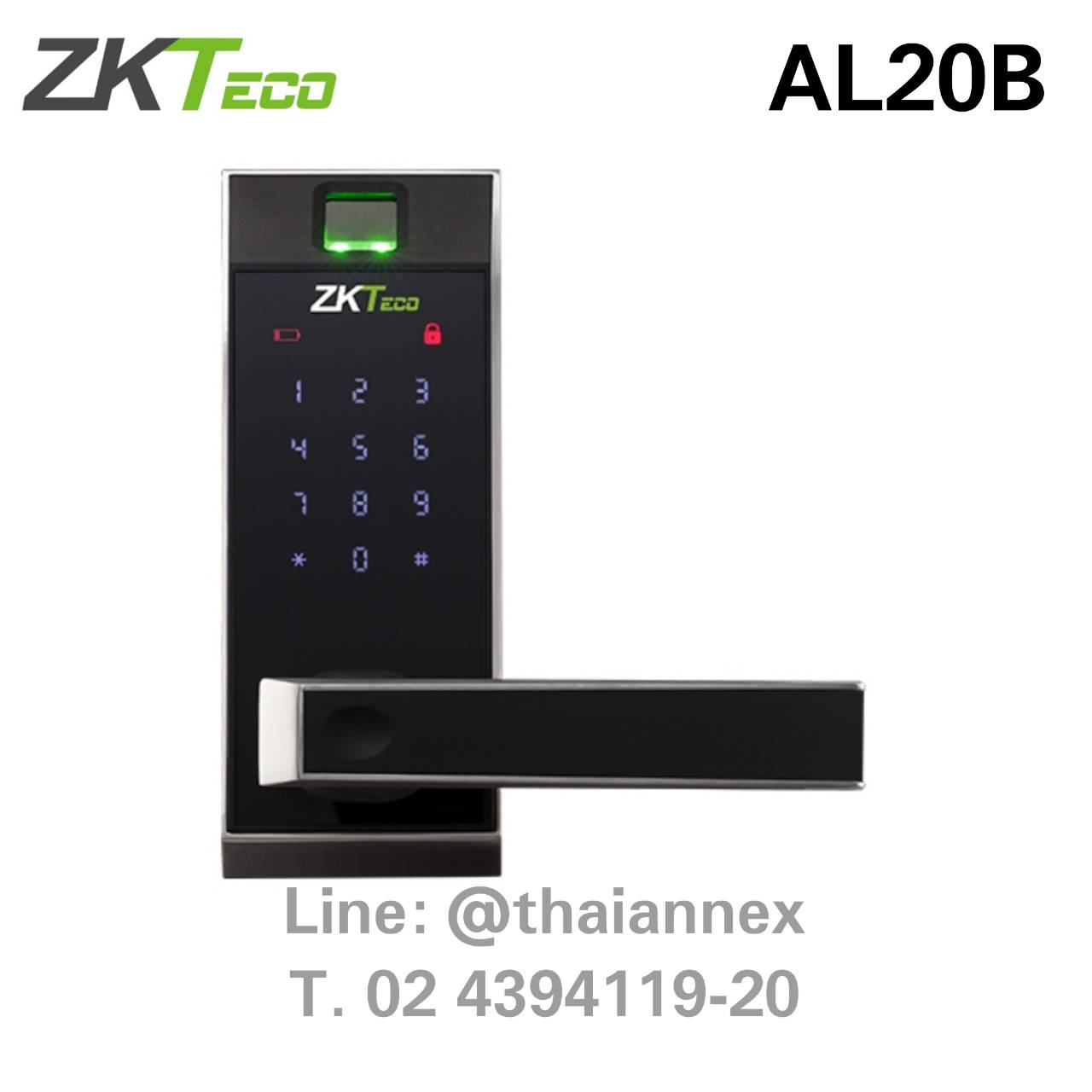 ประตู ระบบ Smart Lock ZK AL20B