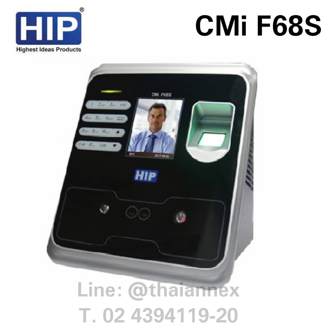 เครื่องสแกนใบหน้า HIP CMi F68S (Access Control)