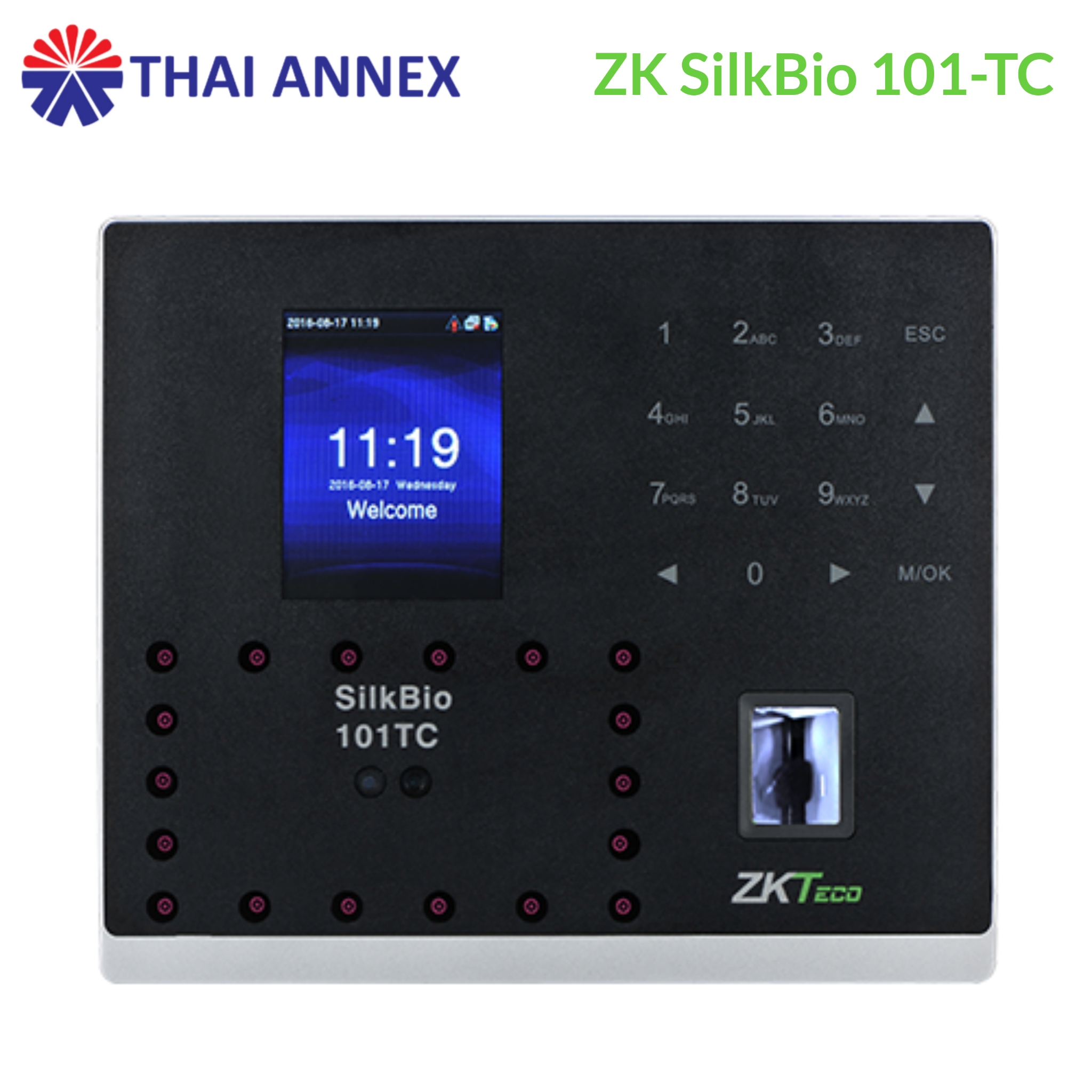 เครื่องสแกนใบหน้า ZK SilkBio101-TC (Access Control)